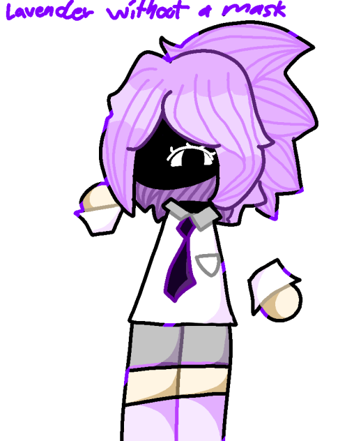 Lavender Without A Mask - ibisPaint
