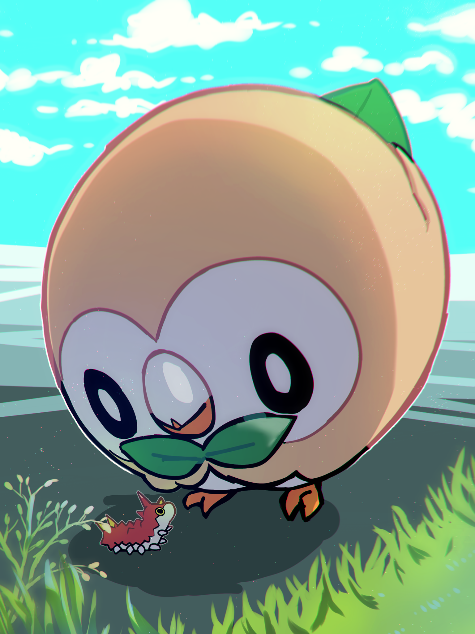 圧かけるモクロー - ibisPaint