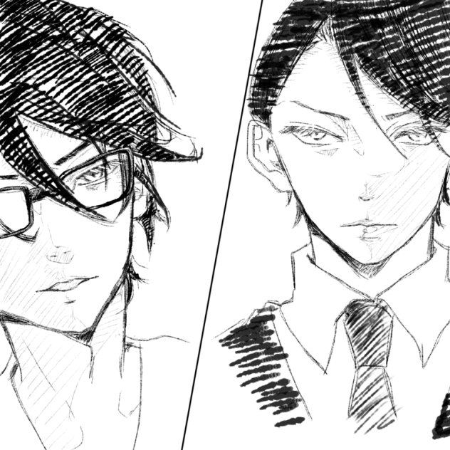 執事たちの沈黙 和巳 Ibispaint