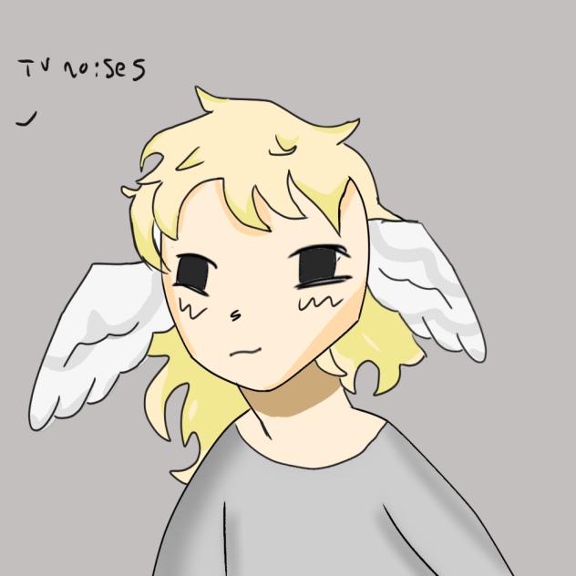 Girl wit wings