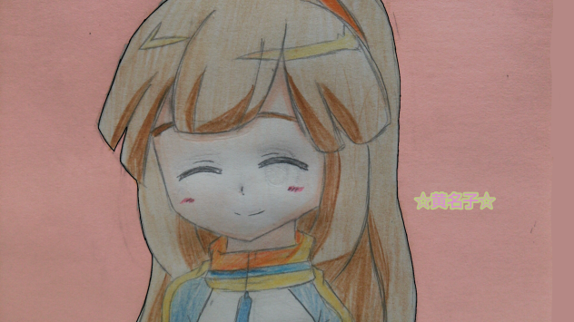 【暇人の落書き】No.1：黄名子ちゃん