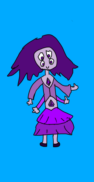 Fusión de Diamante azul + Diamante rosa