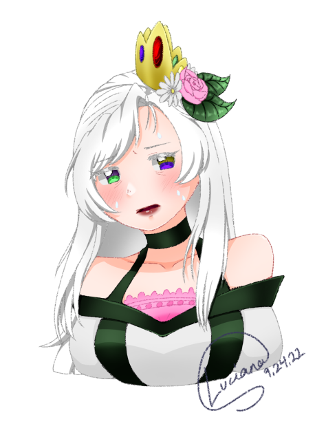 The queen in confusion - ibisPaint