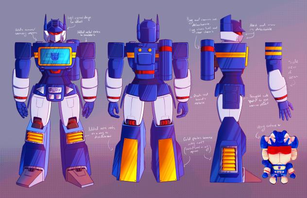 my soundwave design (fully rendered)