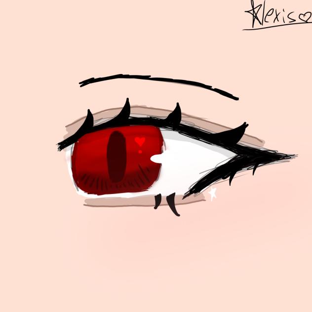 Random short eye drawing