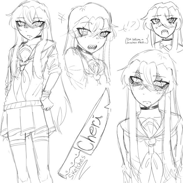 Cheri sketches ^^