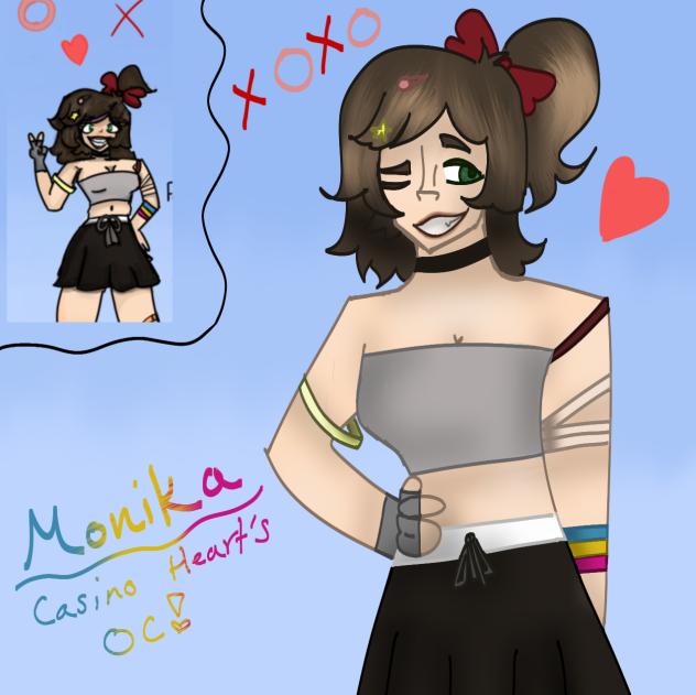 Casino Heart’s oc, MONIKA ❤️🫶