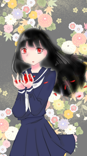 黒髪の少女