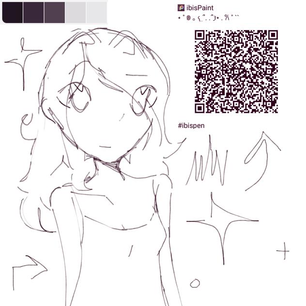 Slightly Textured Sketch Pen+Brush.