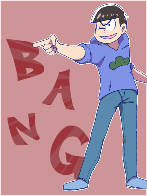 バーンしてるカラ松