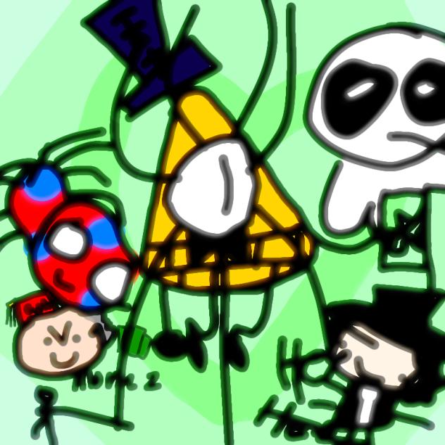 random drawing that my bestie did at 2am