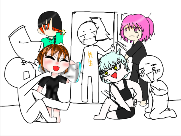 枕投げ合作！