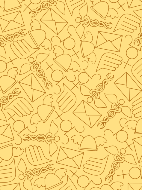 Heremes wallpaper (gold)