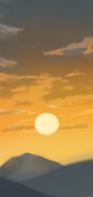 Evening sky 🧡 - ibisPaint