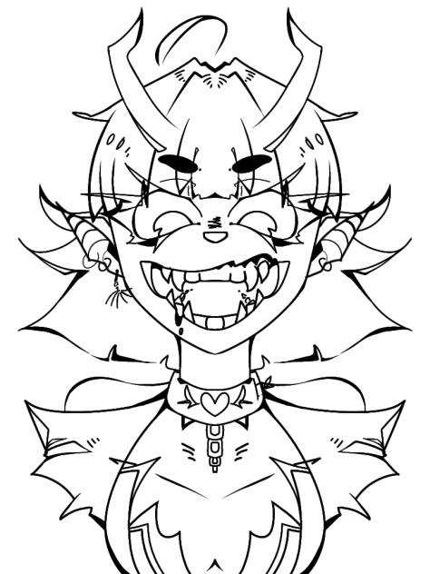 sum-sum! lineart