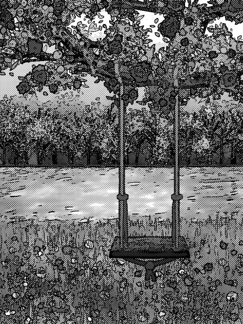 Swing and flowers2