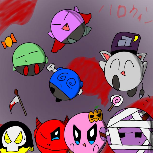 4コマの部屋・ハロウィンふぁんあ！