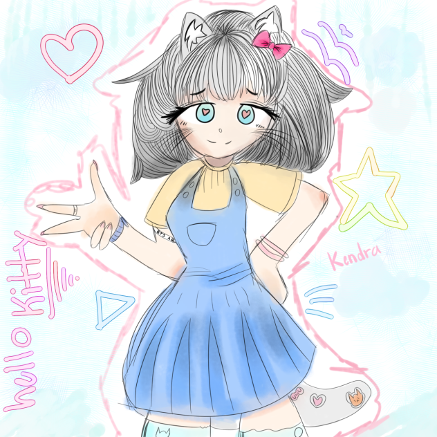 La hello kitty humana echa anime 🤨
