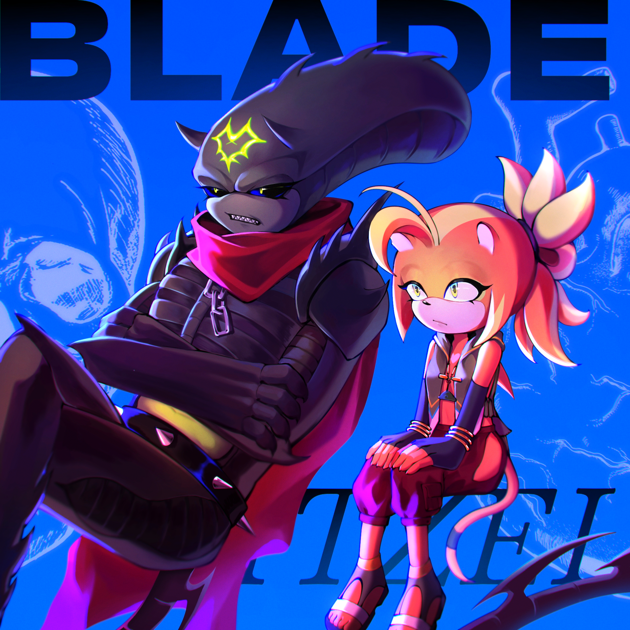 Blade and Itzel - ibisPaint