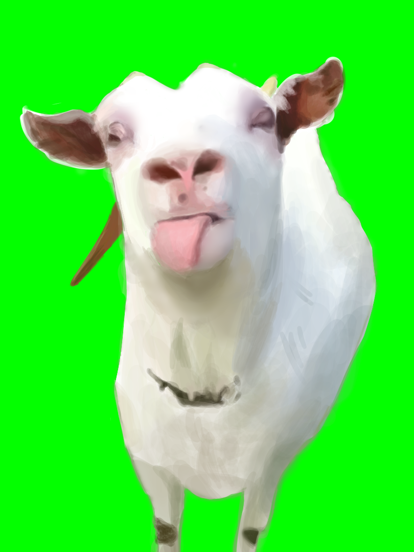 ミームのヤギさんファン マシンガントークヤギ - ibisPaint