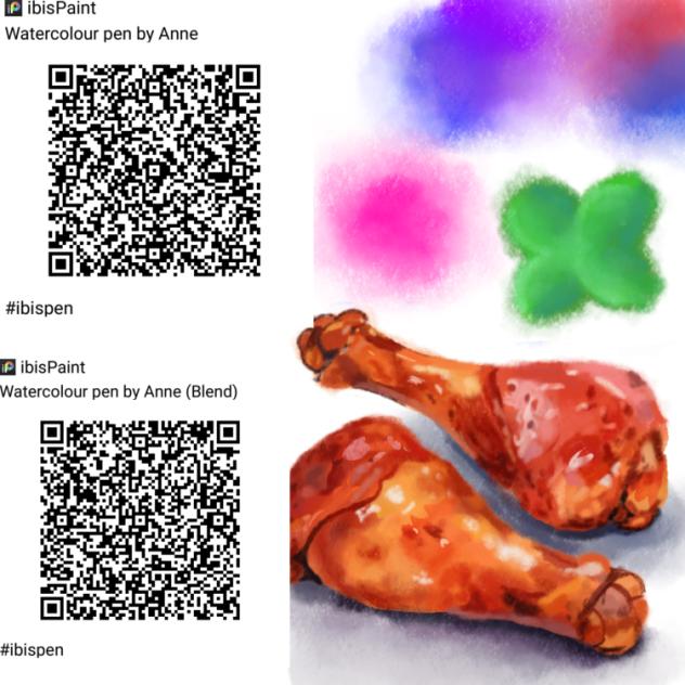 Watercolour brush by Anne