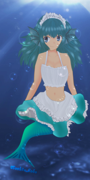 人魚×メイド