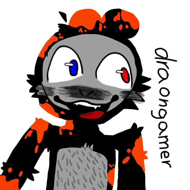 Gorilla tag fan art dragon gamer on tikt