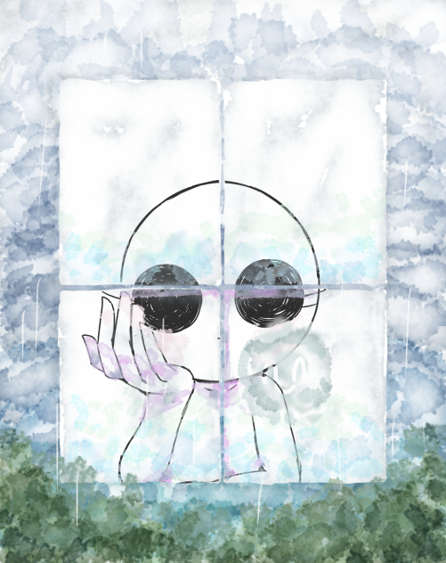 今日は雨かー