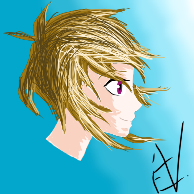 In the wind - ibisPaint