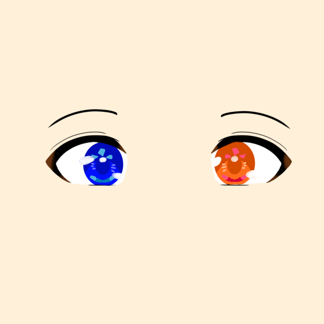 動く目