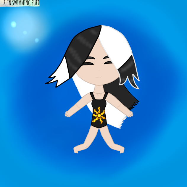 Sunny in a swimming suit - ibisPaint