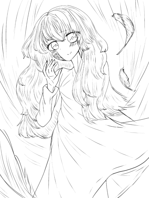 さよならの夏 線画