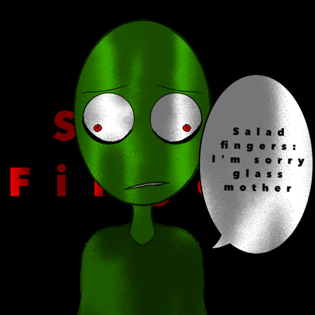 salad fingers speed drawing - ibisPaint