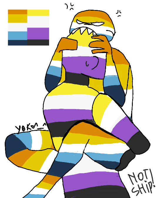 I am Aroace and Non-binary! - ibisPaint
