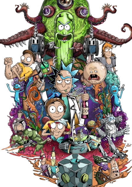 Rick and Morty - ibisPaint