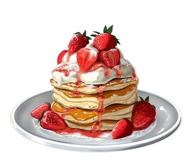 イチゴパンケーキ