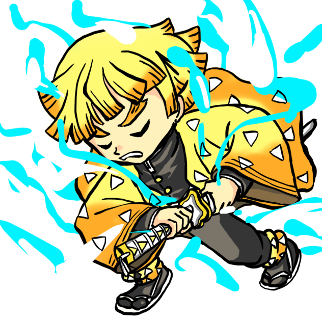 鬼滅の刃 善逸くん(霹靂一閃)