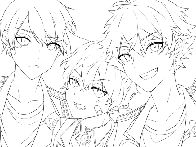 The 2nd Anniversary 線画