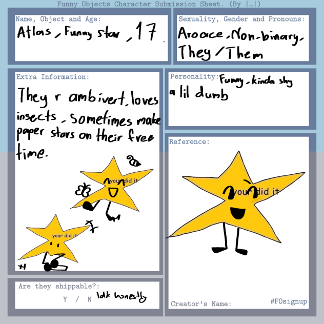 Funny your did it star ril