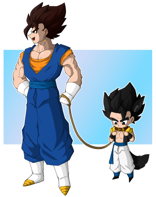 Vegetto and Gogeta