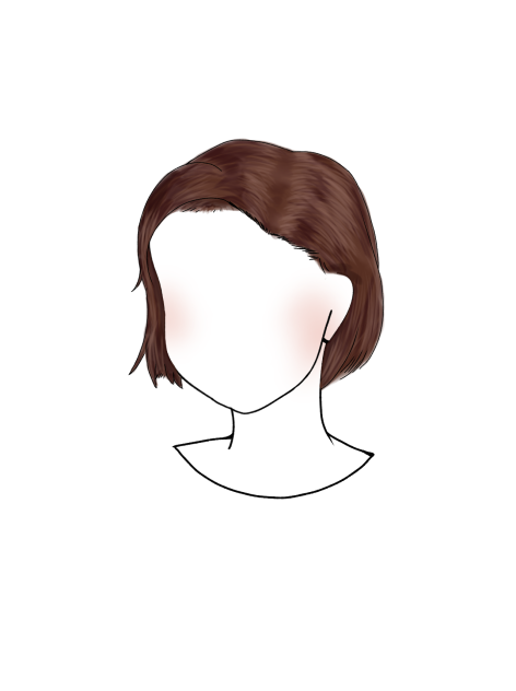 women short hair practice