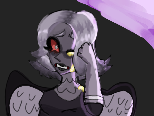 Vaggie drawing tw yellow blood