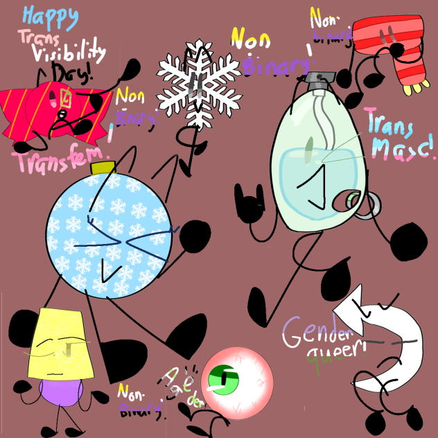 Kinda late but trans visibility day!