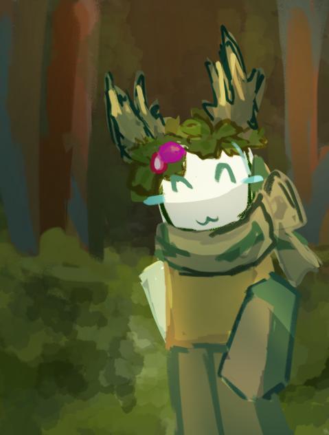 In the woods