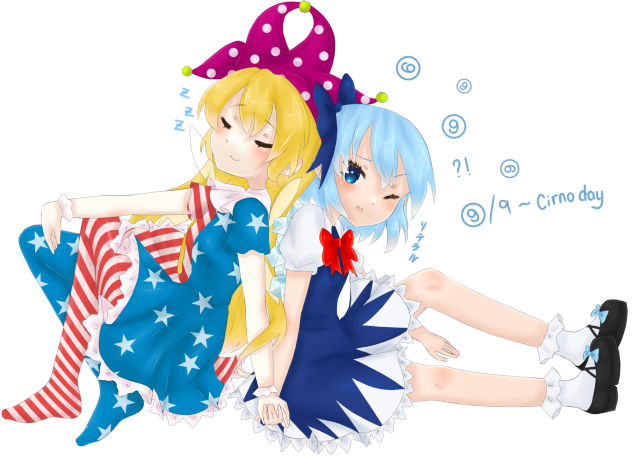 Clownpiece and Cirno