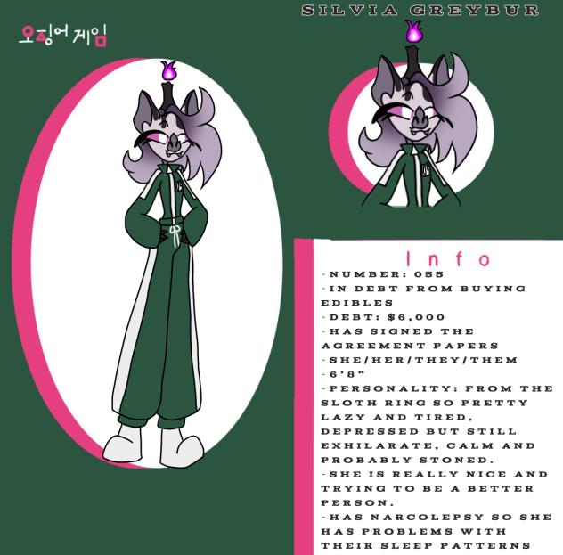Purple bat lady