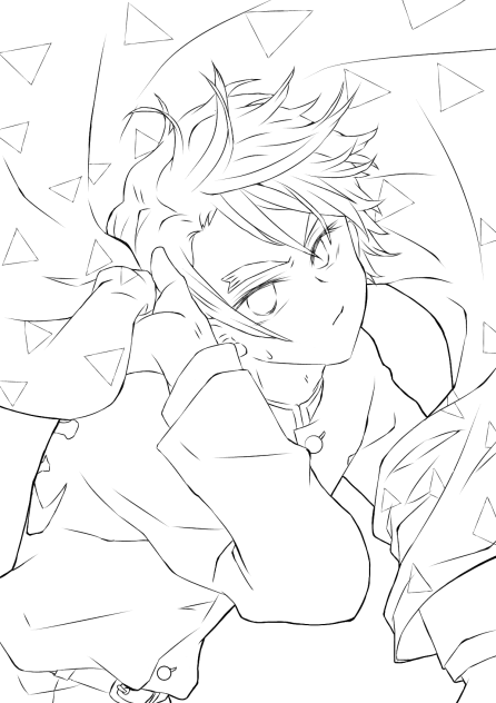 分かったよっ!　線画