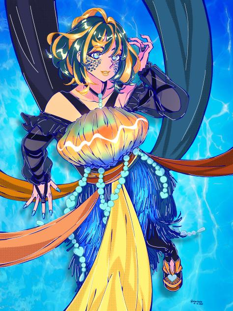 Nacré; the seaside maiden(Colored)