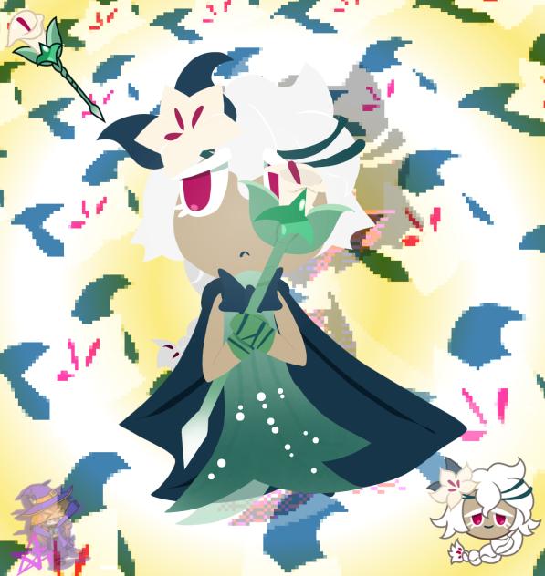 white lily cookie
