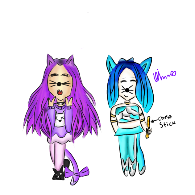 ♡funneh cat and lunar cat♡